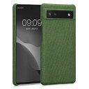 kwmobile 対応: Google Pixel 6a 用 保護ケース - TPU スマホ 布 ファブリック カバー