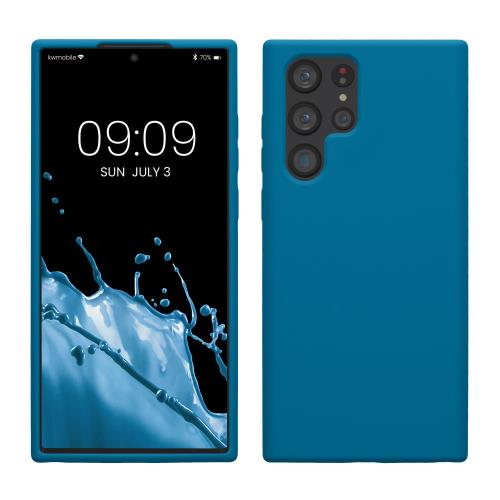 kwmobile スマホケース 対応: Samsung Galaxy S22 Ultra ケース - TPU リキッド シリコン カバー - 耐衝撃 傷防止 サラサラ Case