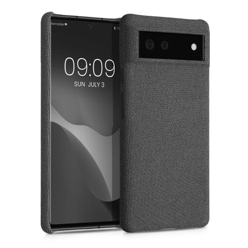 kwmobile 対応: Google Pixel 6 用 保護ケース - TPU スマホ 布 ファブリック カバー