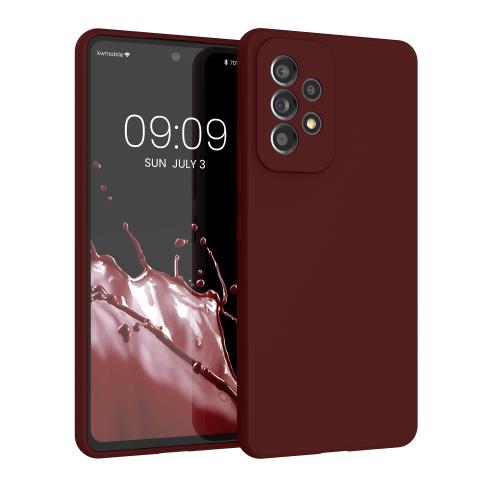 kwmobile スマホケース 対応: Samsung Galaxy A53 5G ケース - TPU リキッド シリコン カバー - 耐衝撃 傷防止 サラサラ Case