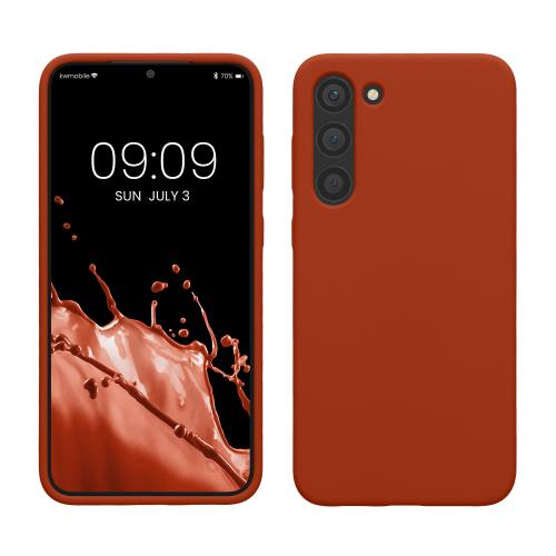 kwmobile スマホケース 対応: Samsung Galaxy S23 Plus ケース - TPU リキッド シリコン カバー - 耐衝撃 傷防止 サラサラ Case