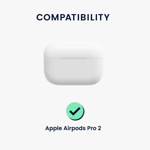 kwmobile 保護ケース 対応ː Apple Airpods Pro 2 ケース - 耐衝撃 シリコン ケース...