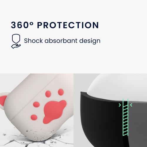 kwmobile 保護ケース 対応ː Apple Airpods Pro 2 ケース - 耐衝撃 シリコン ケース...