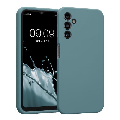 kwmobile スマホケース 対応: Samsung Galaxy A14 5G ケース - TPU シリコン カバー 耐衝撃 傷防止 - アンティーク ストーン