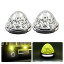 Cartist LED サイドマーカーランプ 路肩灯 両面発光 トラック専用 2023年 最新型 IP67 DC 10-50V 無極性 丸型 新型LEDマーカー...