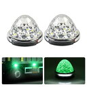 Cartist LED サイドマーカーランプ 路肩灯 両面発光 トラック専用 2023年 最新型 IP67 DC 10-50V 無極性 丸型 新型LEDマーカー...