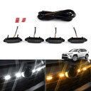 Cartist トヨタ RAV4 50系 グリル用LEDランプ 車種専用設計 グリルマーカーランプ デイライト 警告灯 スモークレンズ RAV4 5代目 201...