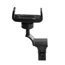 Cartist トヨタ ハイエース 200系 4型/5/6型 専用 スマートフォン スマホ ホルダー 携帯 ホルダー スマホスタンド 片手操作 360度回転 車載ホルダー 固定 取付簡単 (Black)(2)