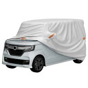 軽自動車カバーJOYTUTUS 車カバー 軽自動車専用 ボディーカバー 210T厚手 全天候型カバー 防水 防雪 防塵 防輻射 uvカット 耐強風 4層構造 車の塗装にも優しい 夜間安全警告 二本針 耐久性 軽自動車に適用「カバーサイズ:345cm*150cm*165cm」スペーシア/n-box/タント/ワゴン