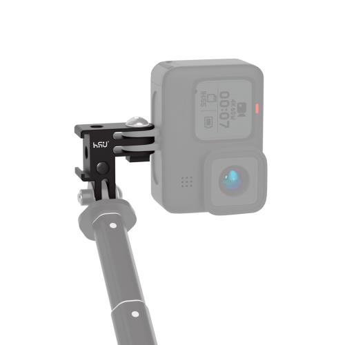 Rakuten - HSU GoPro 変換アダプター、ゴープロ用垂直マウント アルミニウム製アダプター、クションカメラアクセリ 1/4ネジ付け三脚マウント、GoPro Hero 12/11/10/9/8/7/6、DJI Osmo Action 4/3、AKASOアクションカメラ他対応クションカメラアクセリ