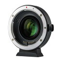 VILOTROX マウントアダプター EF-EOS M2 0.71X スピードブースター AF 絞り調整可 手振れ補正対応 キヤノンEFフルサイズレンズ→キヤノンEOS Mマウントカメラに装着 EOS M/EOS Kiss M/EOS M2/EOS M3/EOS M5/EOS M6/EOS M10/EOS M50/EOS M100などに適用(2)
