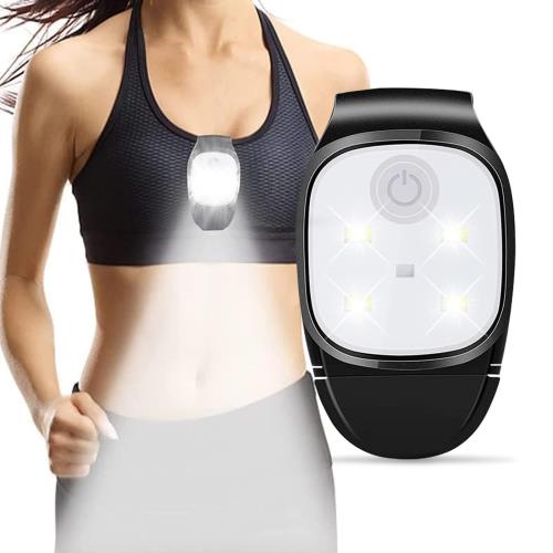 aninako ウォーキング ライト ランニング ライト USB充電可能 LED屋外夜間グリップ式ランニングライト、多目的スーパーライト歩行灯、適用 ナイトランニング、 キャンプ、 遠足、犬の散歩用懐中電灯