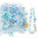 aninako ビーズ ミックス デコパーツ 100g約120個 透かしビーズ アクセサリー 手芸 ハンドメイド 材料 初心者向け ネックレス 髪飾り スマホの...