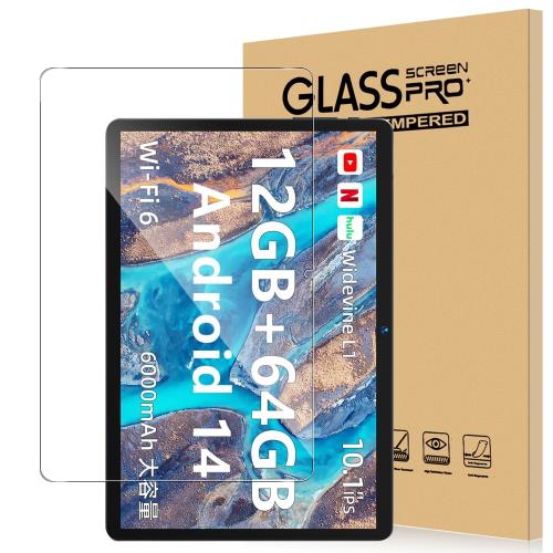 For BMAX I9 Plus フィルム 強化ガラス 高透過率 高感度タッチ 硬度9H 指紋防止 Greerass 気泡防止 撥..