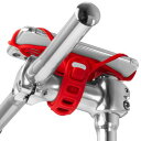 BoneBike Tie Pro 4 自転車 スマホホルダー シリコン製 ステム用 スマートフォンホルダー, 自転車携帯ホルダー, 自転車すまほホルダー, ケータイホルダー, smartphone holder, 落下防止, 防振, 振動吸収, 滑り止め, 簡単取付, ロードバイク, bike phone mount, iPhone, andro