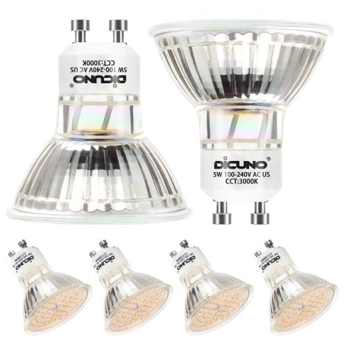 DiCUNO LEDŵ GU10 50Wϥ5W ŵ忧 3000K 500lm LEDݥåȥ饤 AC100-24...