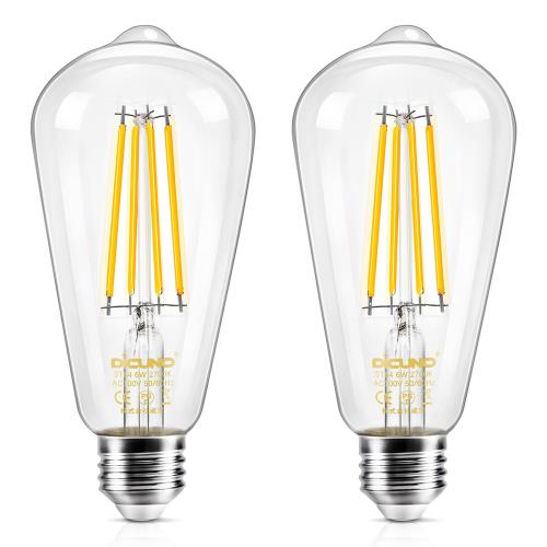 DiCUNO LEDŵ E26 60W 6W ŵ忧 ŵ 700lm 2700K եŵ ꥢ ...