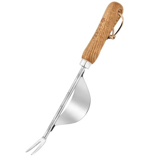 EZARC 草むしり 便利グッズ 雑草抜き 根こそぎ 防錆 ステンレス 木製ハンドル 片手用 除草道 ...