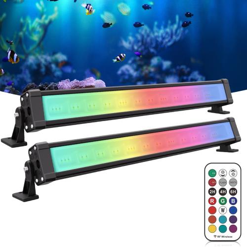 MEIKEE 42W RGB ライト 投光器 フラッドライト 高輝度 マルチカラー 調光調色 リモコン付き 室内装飾 ウォールウォッシャー 屋外看板灯 演奏舞台 雰囲気ライト IP66防雨型 水槽 誕生日パーティー飾りライト 学園祭 クリスマス ハロウィン電飾 適格請求書提供可(2個セット)