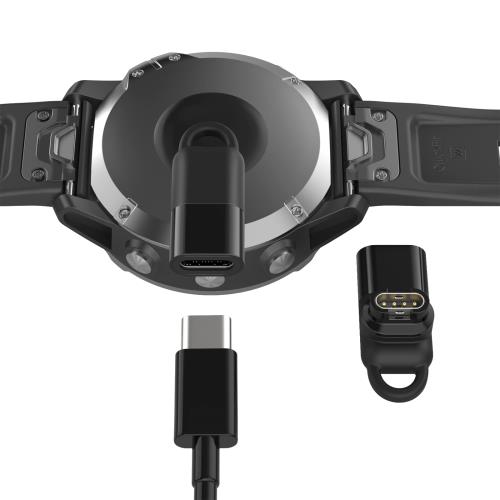 MoKo Garmin(ガーミン)変換アダプター L型 Type-C用 Garmin ForeAthlete55/745/935/Fenix7/6/5 USBC/Ty..