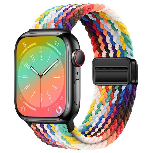 コンパチブル Apple watch バンド ブレイデッド ソロループ アップルウォッチ バンド 革新なデザイン 磁吸引バックル 交換用ベルト 38mm 40mm 41mm 通気性 頑丈 防汗 Apple watch Ultra Series 8 7 6 5 4 3 2 1 SE に対応 コンパチブル Apple watch バンド ブレイデッド ソロループ アップルウォッチ バンド 革新なデザイン 磁吸引バックル 交換用ベルト 38mm 40mm 41mm 通気性 頑丈 防汗 Apple watch Ultra Series 8 7 6 5 4 3 2 1 SE に対応