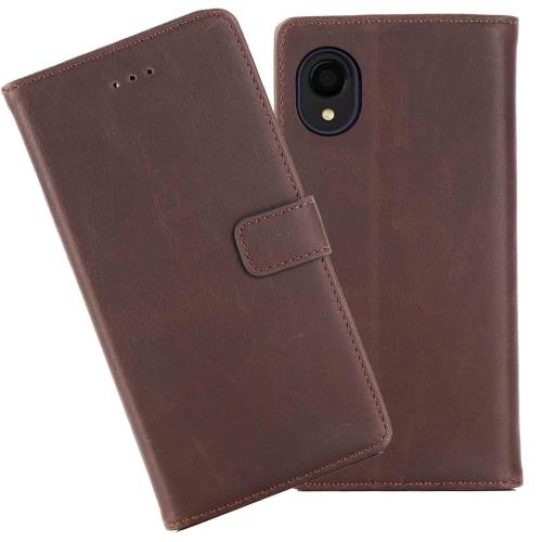 AnrekSamsung Galaxy A22 5G SC-56B docomo ���� ������ ��Ģ�� ���С� (�������֥饦��) ���ॹ�� ����饯����a22 5g �ɥ���sc56b a225g ��Ģ�������� �����ɼ�Ǽ �����ɥޥ��ͥå� ������ɵ�ǽ�դ� �����ݸ� ���۷� PU�쥶�� ����ץ� �ӥ��ͥ���a225g BROWN