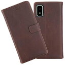 AnrekSHARP AQUOS wish SHG06 au A104SH / docomo SH-M20 兼用 ケース 手帳型 カバー ( ダークブラウン) シャープ アクオス ウィッシュshg06 a104sh ドコモshm20 手帳型ケース カード収納 サイドマグネット スタンド機能付き 全面保護 財布型 PUレザー ビジネス風shg06 BROW