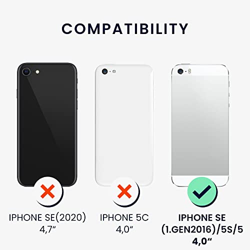 kwmobile スマホケース Apple iPhone SE (1.Gen 2016) / iPhone 5 / iPhone 5S対応...