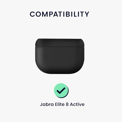 kwmobile Jabra Elite 8 Active対応 ケース - ワイヤレスイヤホン シリコン 落下防...