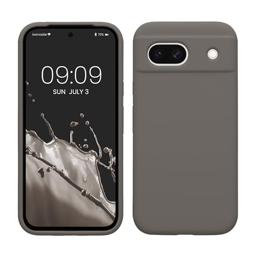kwmobile スマホケース Google Pixel 8a対応 ケース - TPU リキッド シリコン カバー - 耐衝撃 傷防止 サラサラ Case