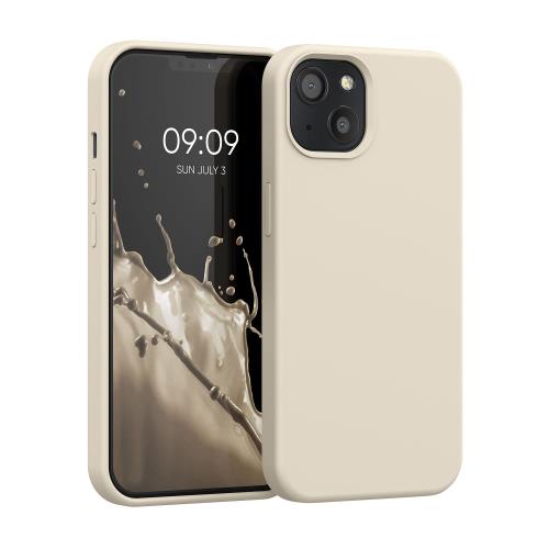 乐天商城 - kwmobile スマホケース Apple iPhone 13対応 ケース - TPU リキッド シリコン カバー - 耐衝撃 傷防止 サラサラ Case