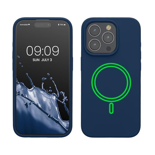 kwmobile Apple iPhone 15 Proб  - MagSafeб ޥͥå С ե TPU Ѿ׷ - ޥ֥롼