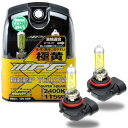 IPF ヘッドライト フォグランプ ハロゲン 車用 HB3 HB4 2400K イエロー 黄色 12V用 2本入 車検対応 霧・雪・悪天候に強い XY93