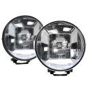 IPF フォグランプ ハロゲン H3 丸形 直径166mm 3200K 純正色 12V用 2個セット ハイブリット配光(ドライビングスポット) クリアレンズ オ...