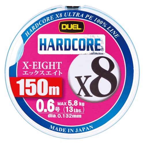 DUEL ( ǥ奨 ) PE饤  HARDCORE X8 饤 饤  ⶯ ⴶ 0.6 150m ߥ륭...