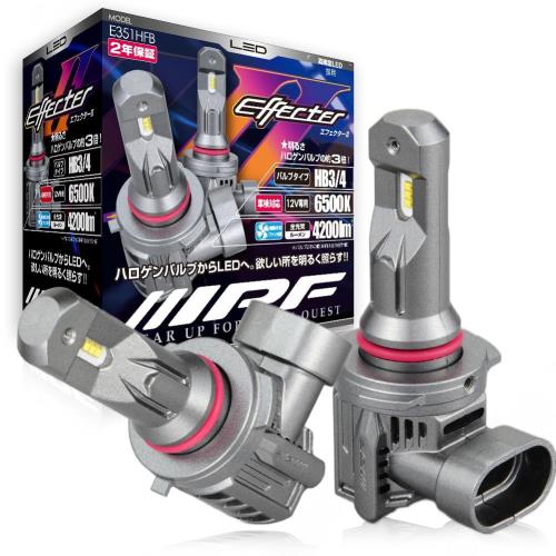 IPF إåɥ饤 ե LED  HB3/HB4 4200lm 6500K ۥ磻 12V 2 ָб ɥ饤С...