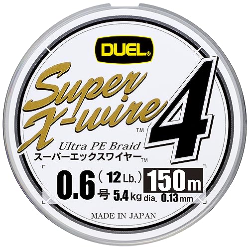 DUEL(ǥ奨) PE饤 0.6 ѡå磻䡼4 (Super X-wire 4) 150m 0.6 S С ...