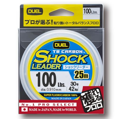 DUEL(ǥ奨) ե饤 100Lbs. TB CARBON å꡼25m 100Lbs. ʥ륯ꥢ H3499