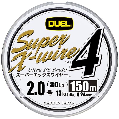 DUEL(ǥ奨) PE饤 2.0 ѡå磻䡼4 (Super X-wire 4) 150m 2.0 S 10m5...