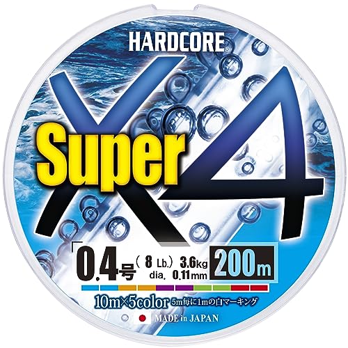 DUEL (ǥ奨) PE饤  HARDCORE ѡ X4 饤 饤  ⶯ ⴶ 0.4 200m ...