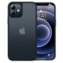 米軍MIL規格・指紋防止CASEKOO iPhone12 用 ケース iPhone12Pro 用 ケース 耐衝撃 滑り止め マット半透明 スマホケース ストラップホール付き 保護 iphone1212pro アイフォン12用 12Pro用 6.1インチ カバー(マットブラック)