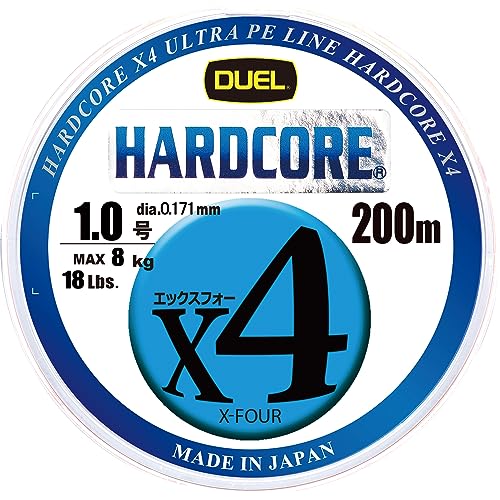 DUEL (ǥ奨) PE饤  HARDCORE X4 饤 饤  ⶯ ⴶ 1.0 200m 5/...