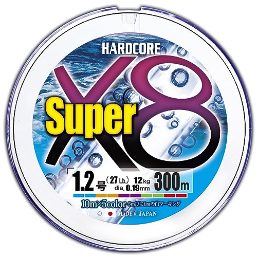 DUEL(ǥ奨) PE饤  HARDCORE ѡ X8 饤 饤  ⶯ ⴶ 1.2 300m 5...