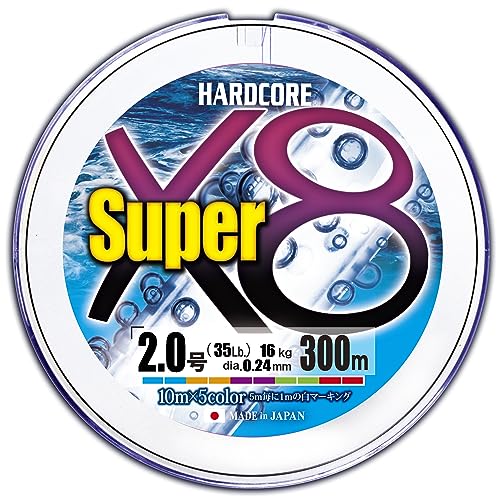 DUEL(ǥ奨) PE饤  HARDCORE ѡ X8 饤 饤  ⶯ ⴶ 2.0 300m 5...