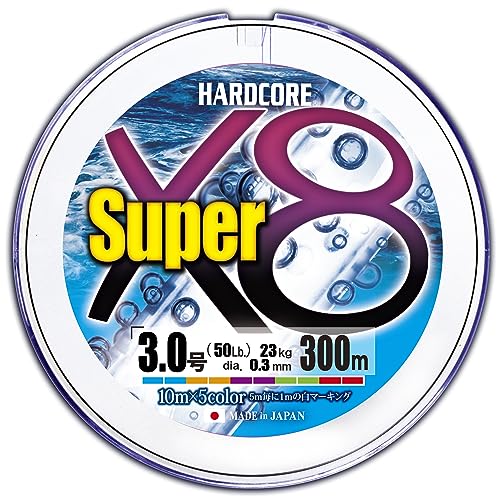 DUEL(ǥ奨) PE饤  HARDCORE ѡ X8 饤 饤  ⶯ ⴶ 3.0 300m 5...