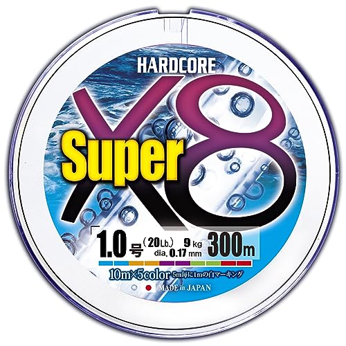 DUEL(ǥ奨) PE饤  HARDCORE ѡ X8 饤 饤  ⶯ ⴶ 1.0 300m 5...
