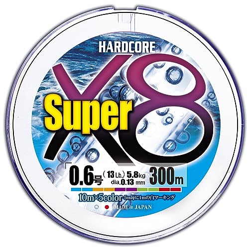 DUEL (ǥ奨) PE饤  HARDCORE ѡ X8 饤 饤  ⶯ ⴶ 0.6 300m ...