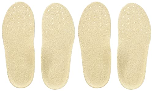 アクティカ キッズ靴のサイズ調整に 抗菌タオル素材 子供 スニーカーカップインソール 2足セット キッズスニーカー ベージュ S(14-16cm)