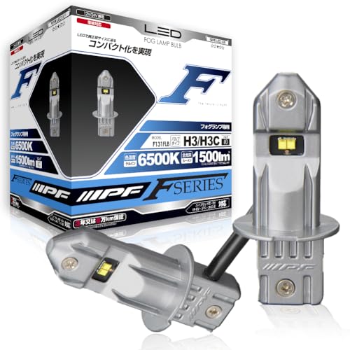 IPF ե LED  H3 H3C 1500lm 6500K ۥ磻 12V 24V 2 ָб ɥ饤С˥...