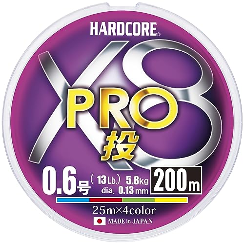 DUEL(ǥ奨) HARDCORE(ϡɥ) PE饤 0.6 HARDCORE X8 PRO 200m 0.6 4ޡ...